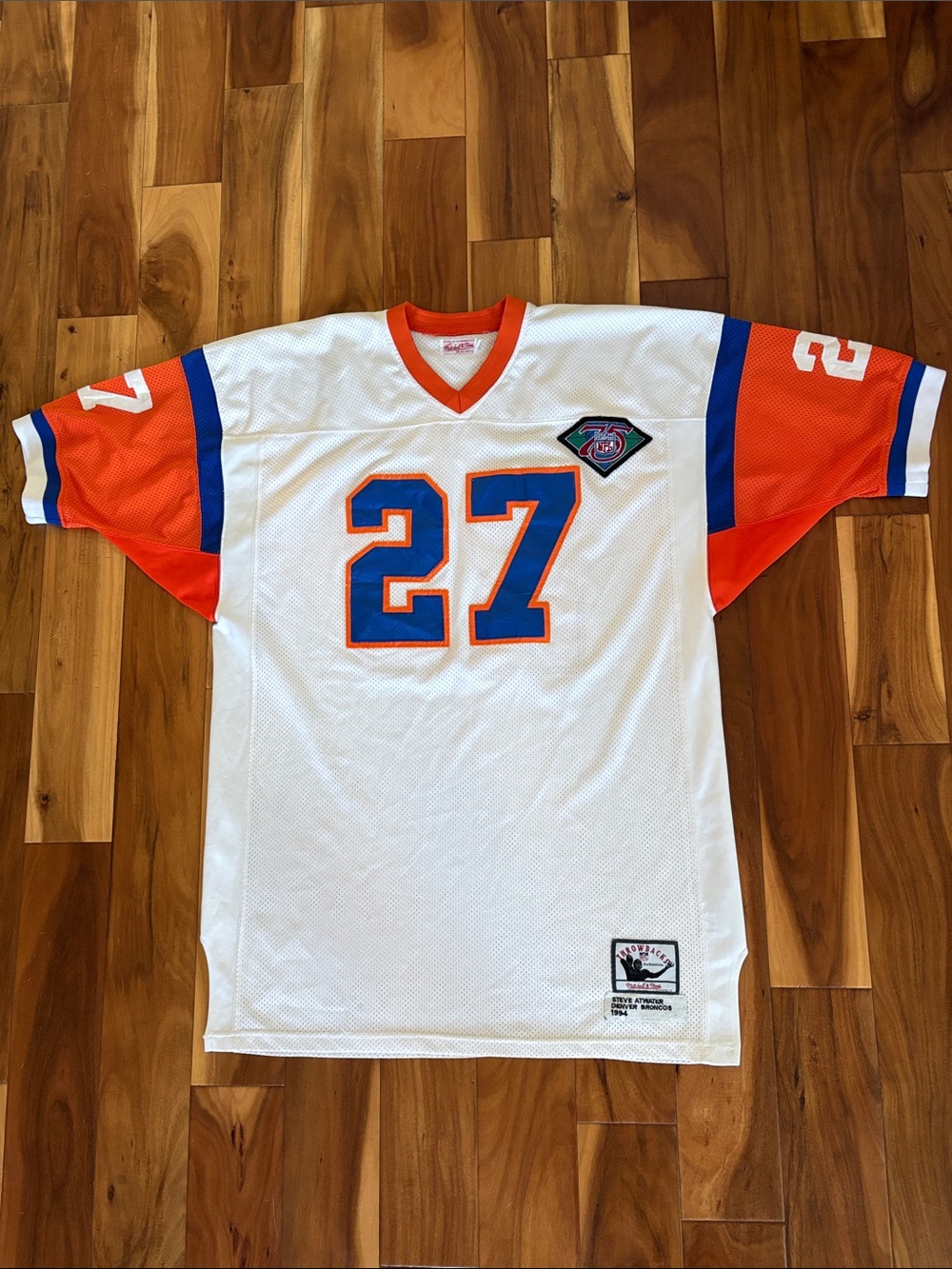 Mitchell & Ness Steve Atwater #27 Broncos Throwback Jersey Size 52 XXL